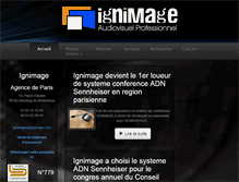 Tablet Screenshot of ignimage.com